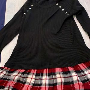 Torrid black ribbed tunic sweater